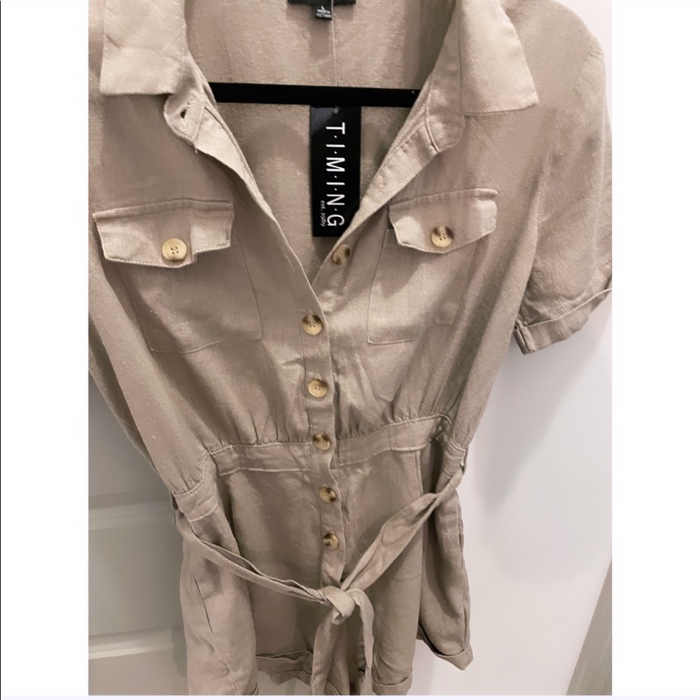 Short sleeve romper